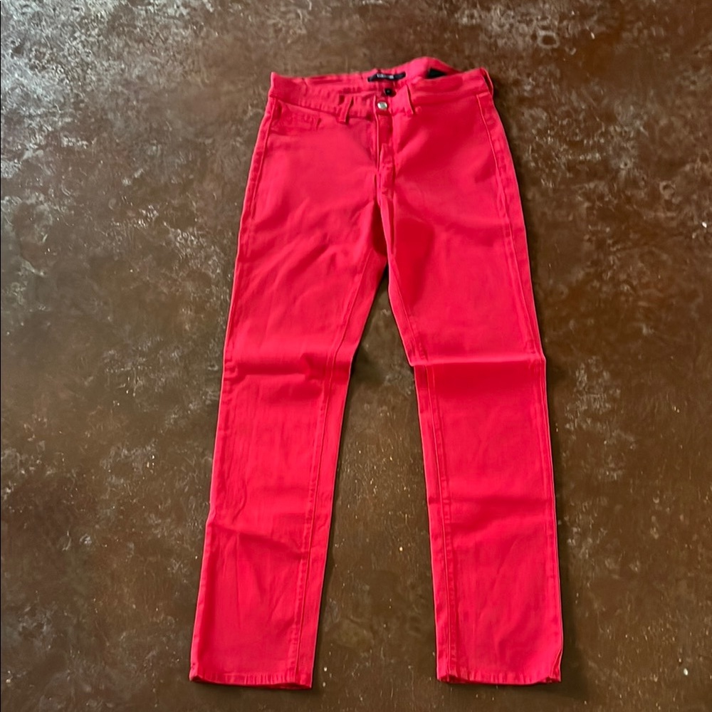 Bella Colori Red Women's Jeans